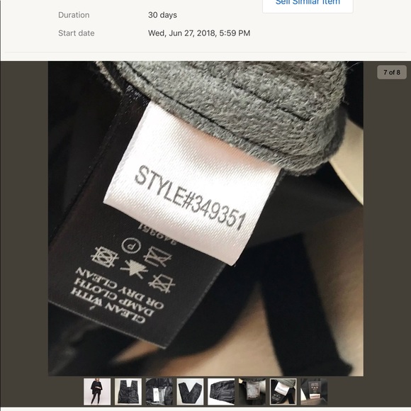 Ann Taylor Black Faux Leather Drawstring Pants - Picture 6 of 8